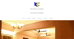 Desktop Screenshot of krishnacedar.com