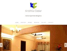 Tablet Screenshot of krishnacedar.com